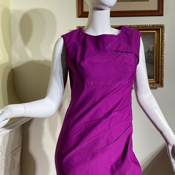 Voodoo Vixen Claudette Retro Pin Up Style Pencil Wiggle Sleeveless Dress - Picture 9 of 12